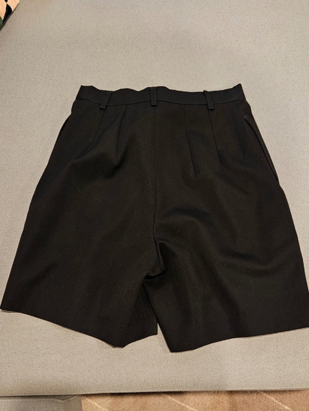 Yohji Yamamoto black wool shorts, size M - Picture 3 of 8